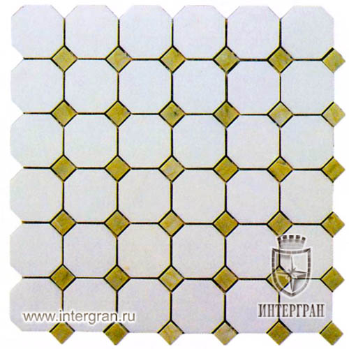 Мозаика микс RMMK0008 от компании «ИНТЕРГРАН» | Изготовление мозаики из натурального камня