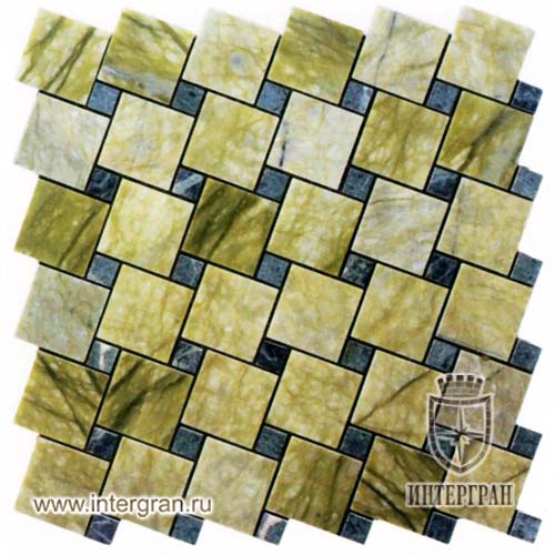 Мозаика микс RMMK0014 от компании «ИНТЕРГРАН» | Изготовление мозаики из натурального камня