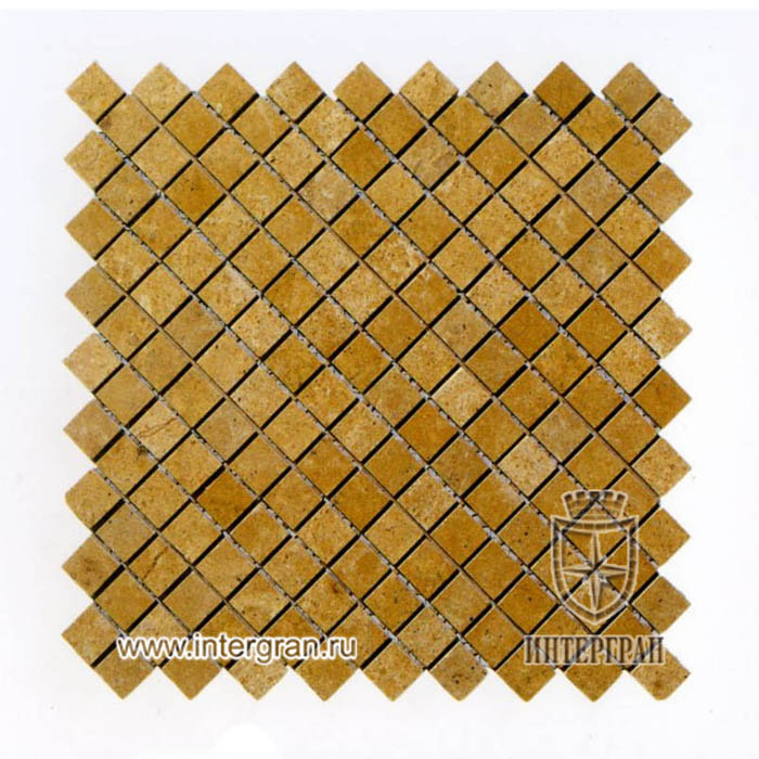 Мозаика простая RMPR0020 от компании «ИНТЕРГРАН» | Изготовление мозаики из натурального камня