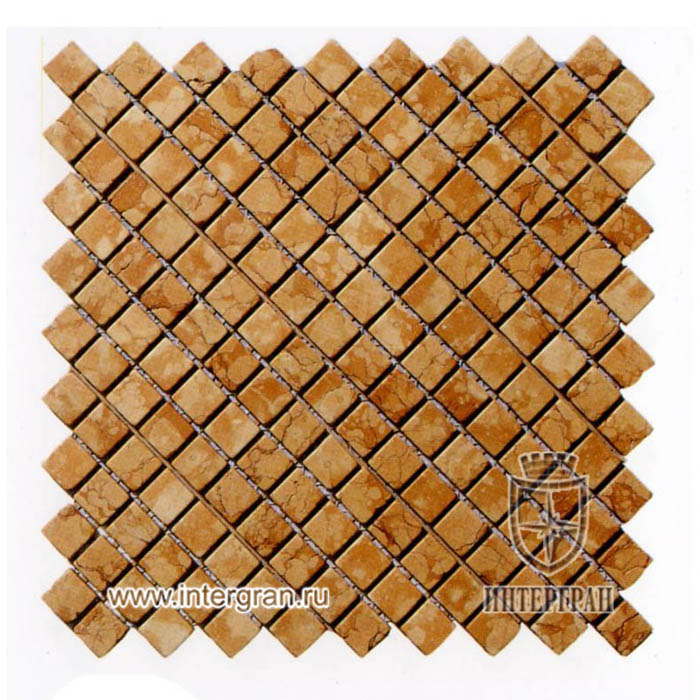 Мозаика простая RMPR0021 от компании «ИНТЕРГРАН» | Изготовление мозаики из натурального камня