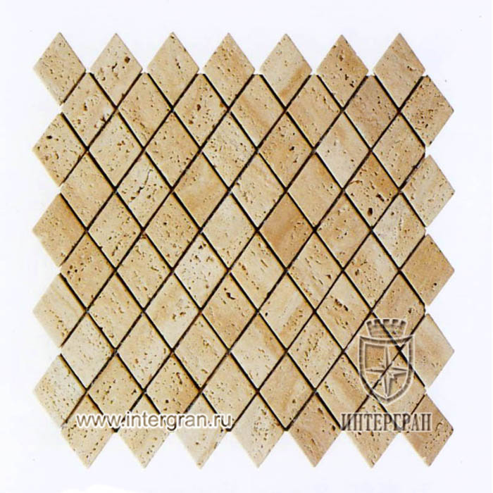 Мозаика простая RMPR0025 от компании «ИНТЕРГРАН» | Изготовление мозаики из натурального камня