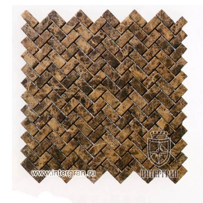 Мозаика простая RMPR0041 от компании «ИНТЕРГРАН» | Изготовление мозаики из натурального камня