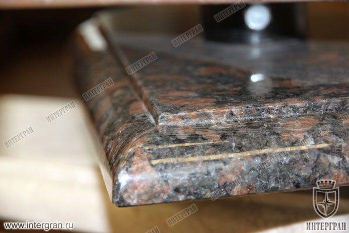 Подоконники из коричневого гранита от компании «ИНТЕРГРАН» | Изготовление подоконников из натурального камня